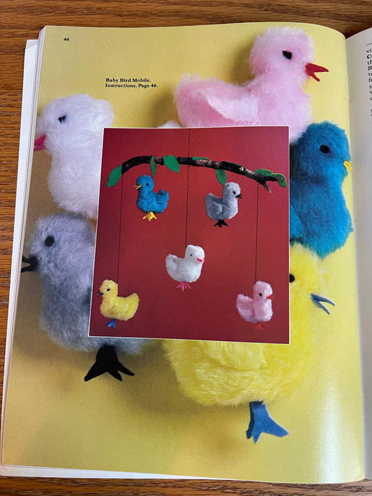 Simplicity Baby Book Vintage 80's Sewing Pattern How To Make Everything a Baby Needs, Magazine Booklet for Layette, Play, Outerwear, Toys, Nursery