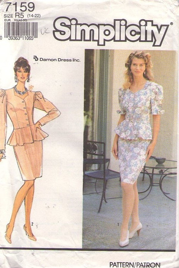Simplicity 7159 Retro 2002 Sewing Pattern Quinceanera Dress, Debutante Formal Gown, Bridal Party Dress Size 6-12