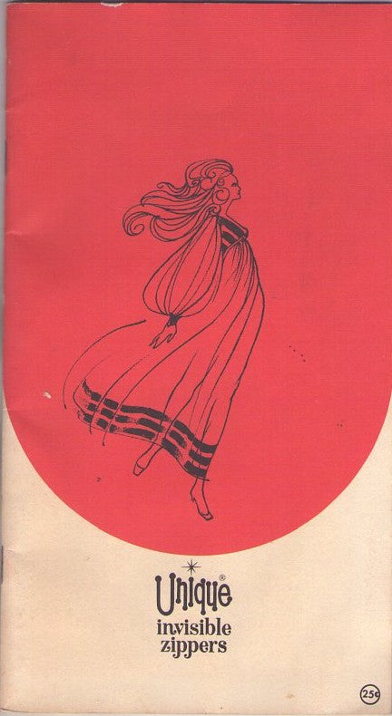 Unique Booklet Vintage 60's Sewing Pattern Invisible Zippers Booklet All About Sewing Zippers In Your Clothing