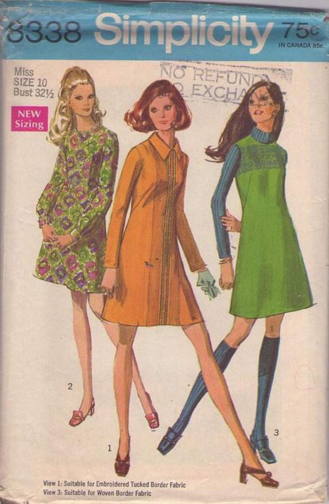 MOMSPatterns Vintage Sewing Patterns - Simplicity 8338